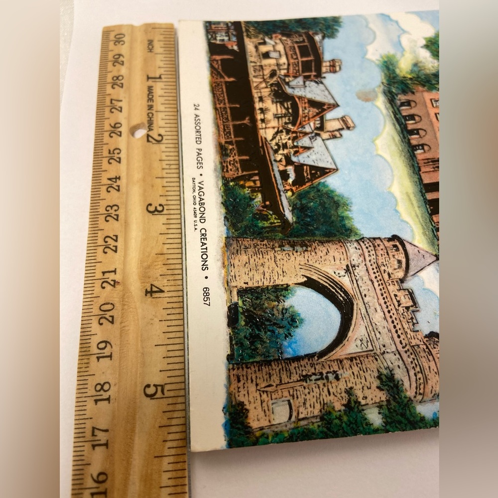 MCM Vintage Hartford Connecticut Notepad Vagabond 24 CT tourist stationery paper - Picture 15 of 17